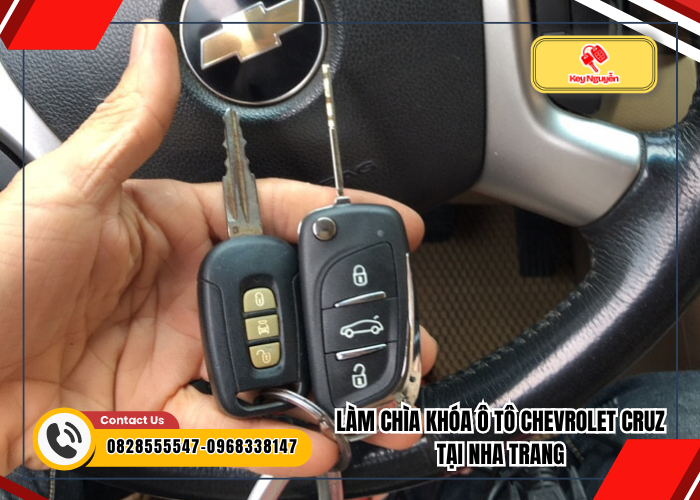 LÀM CHÌA KHÓA Ô TÔ CHEVROLET CRUZE TẠI NHA TRANG 2024 LÀM CHÌA KHÓA Ô TÔ CHEVROLET CRUZE TẠI NHA TRANG 2024