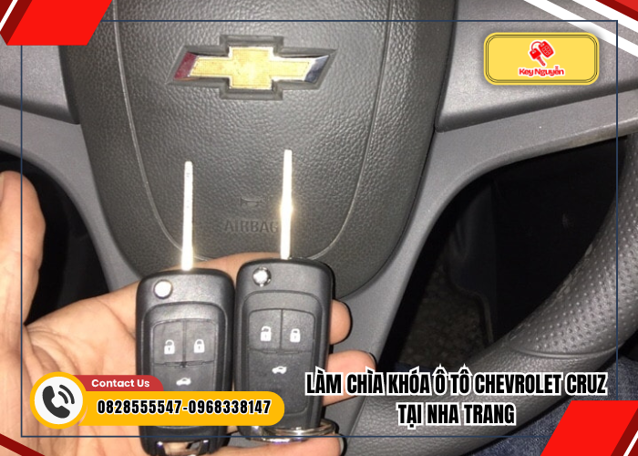 LÀM CHÌA KHÓA Ô TÔ CHEVROLET CRUZE TẠI NHA TRANG 2024 LÀM CHÌA KHÓA Ô TÔ CHEVROLET CRUZE TẠI NHA TRANG 2024